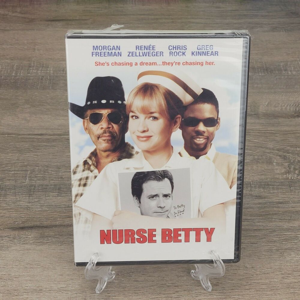 Nurse Betty (DVD, 2000) Morgan Freeman Renee Zellweger New